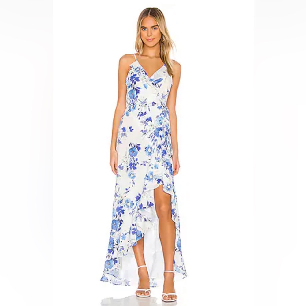Meadow Maxi Dress in Bluebird Ivory
